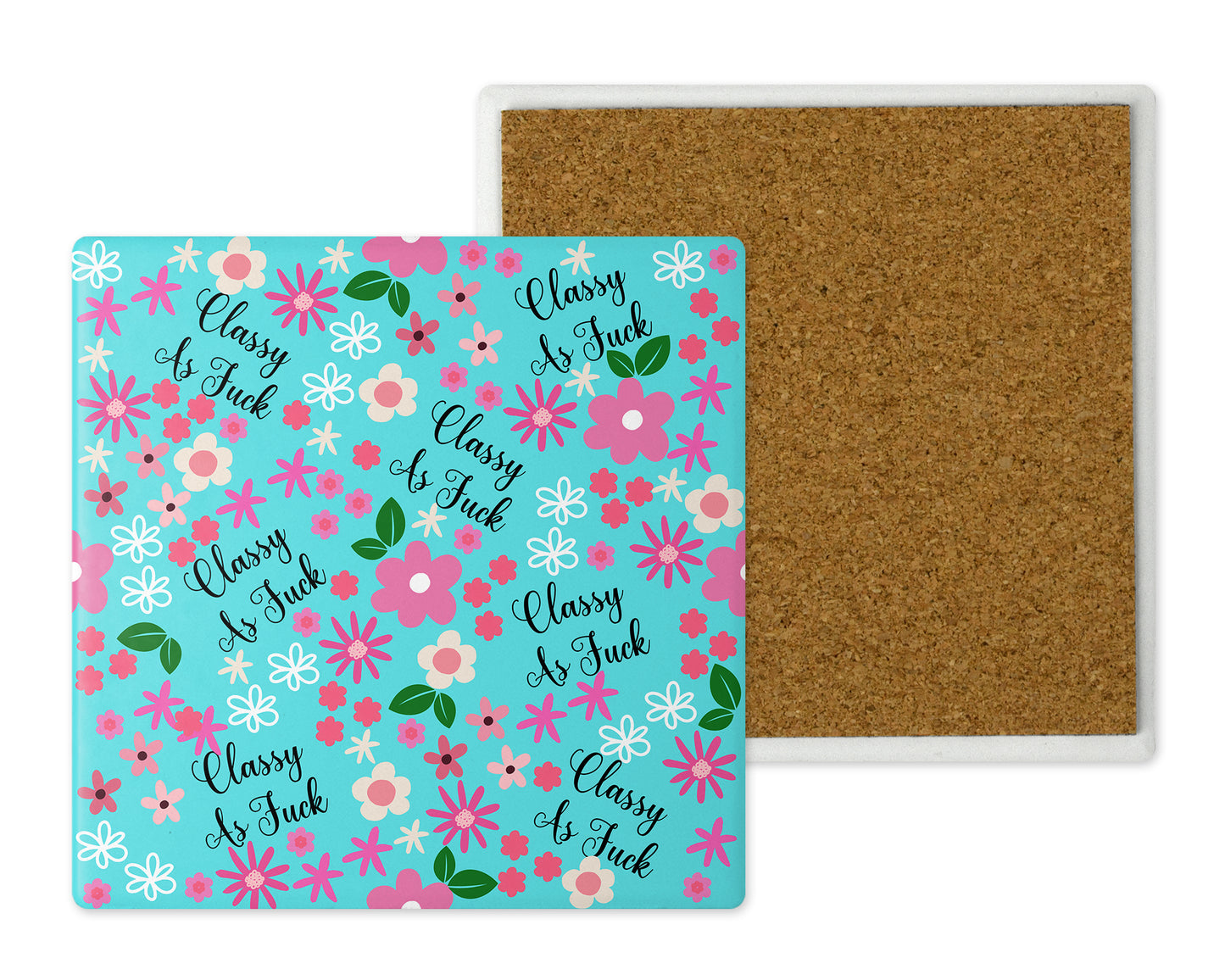 Sweary Ceramic Coaster Set