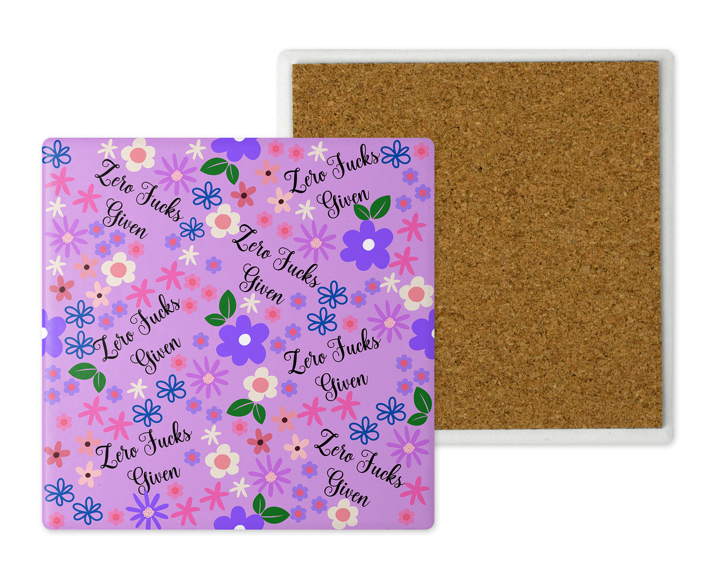 Sweary Ceramic Coaster Set