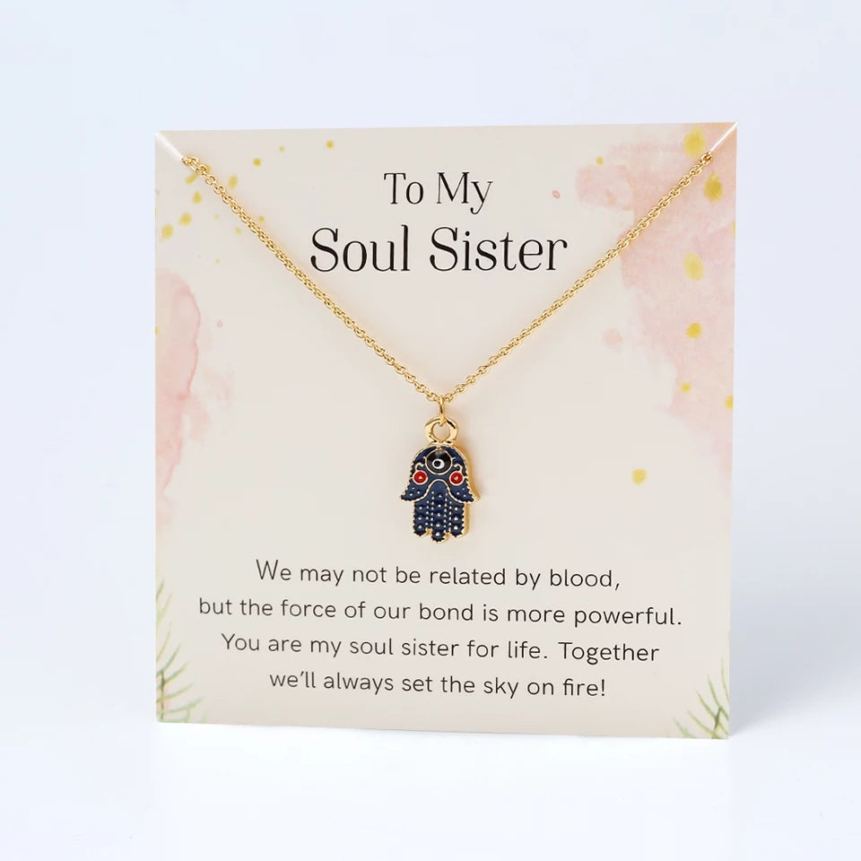 Soul Sister Necklace & Card