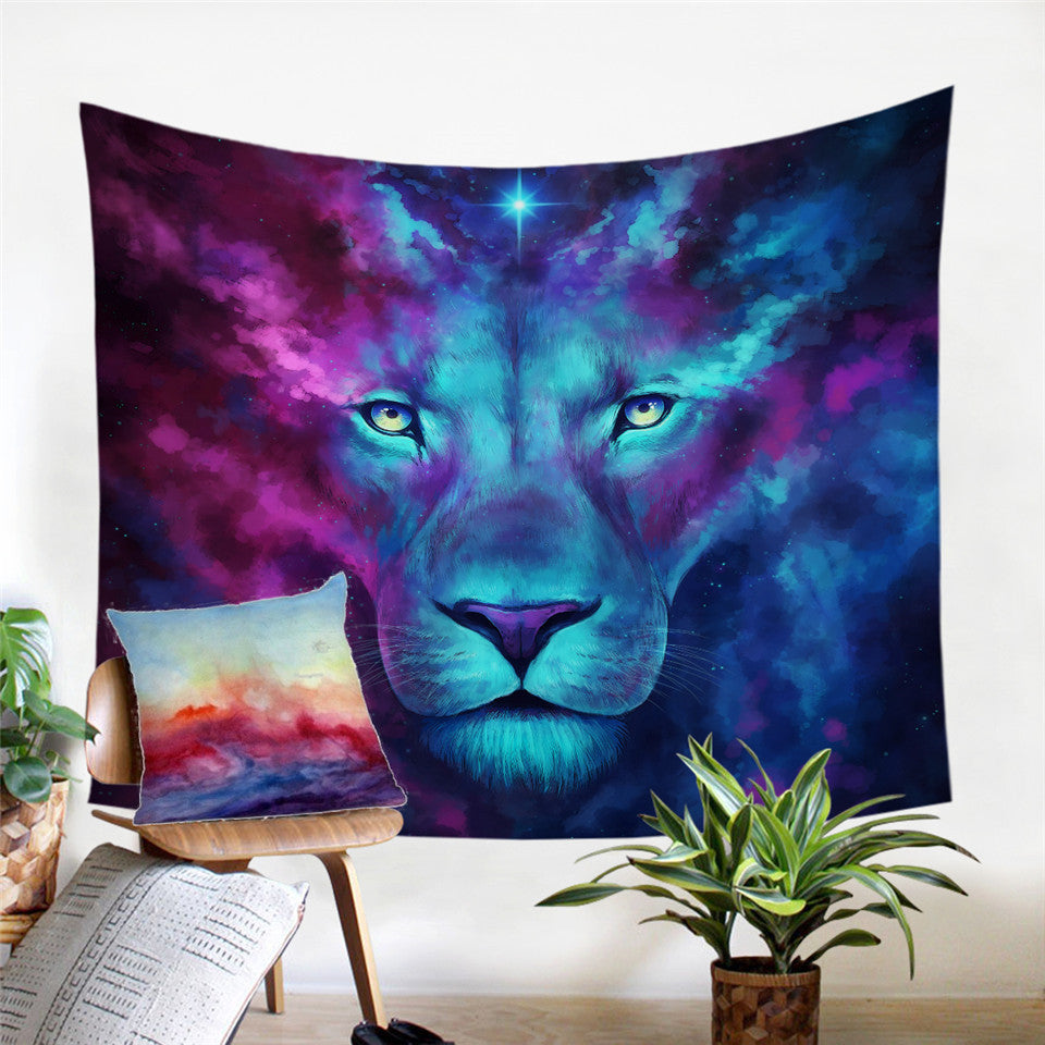 Midnight Lion Tapestey