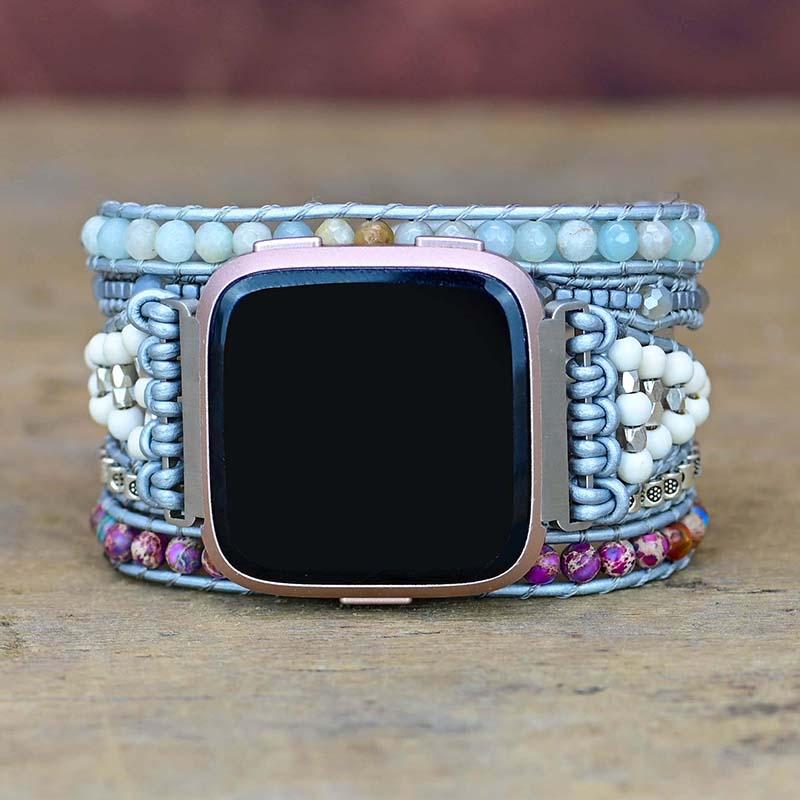Amazonite Fitbit Versa Watch Strap