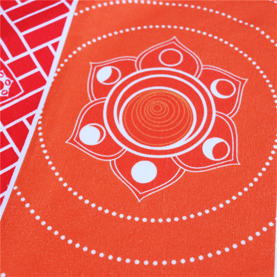 7 Chakra Rainbow Meditation Towel