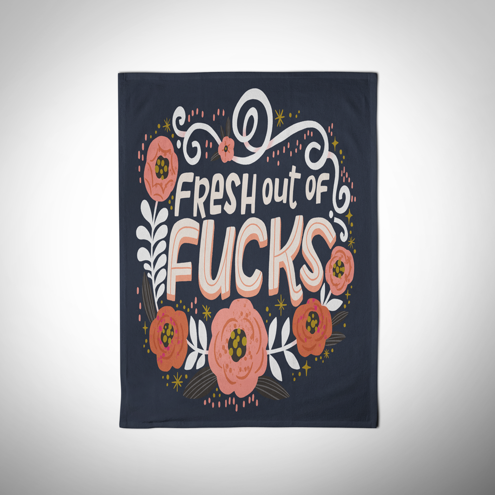 Because I'm a Fucking Queen Tea Towel