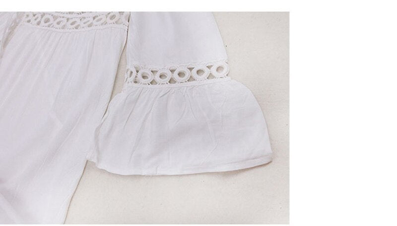 Goddess Long White Cover Up