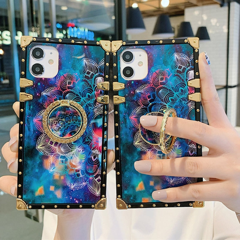 Boho Mandala Square Samsung Case
