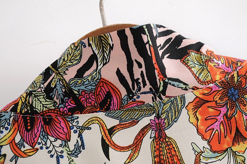 Vintage Print Kimono