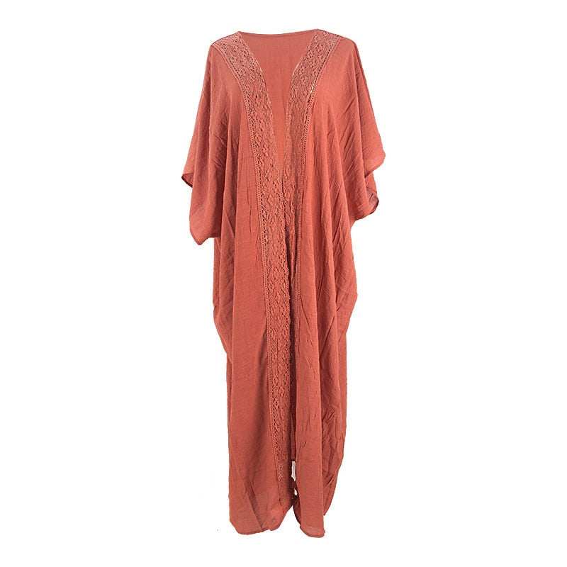 Oversized Long Kimono Cover up