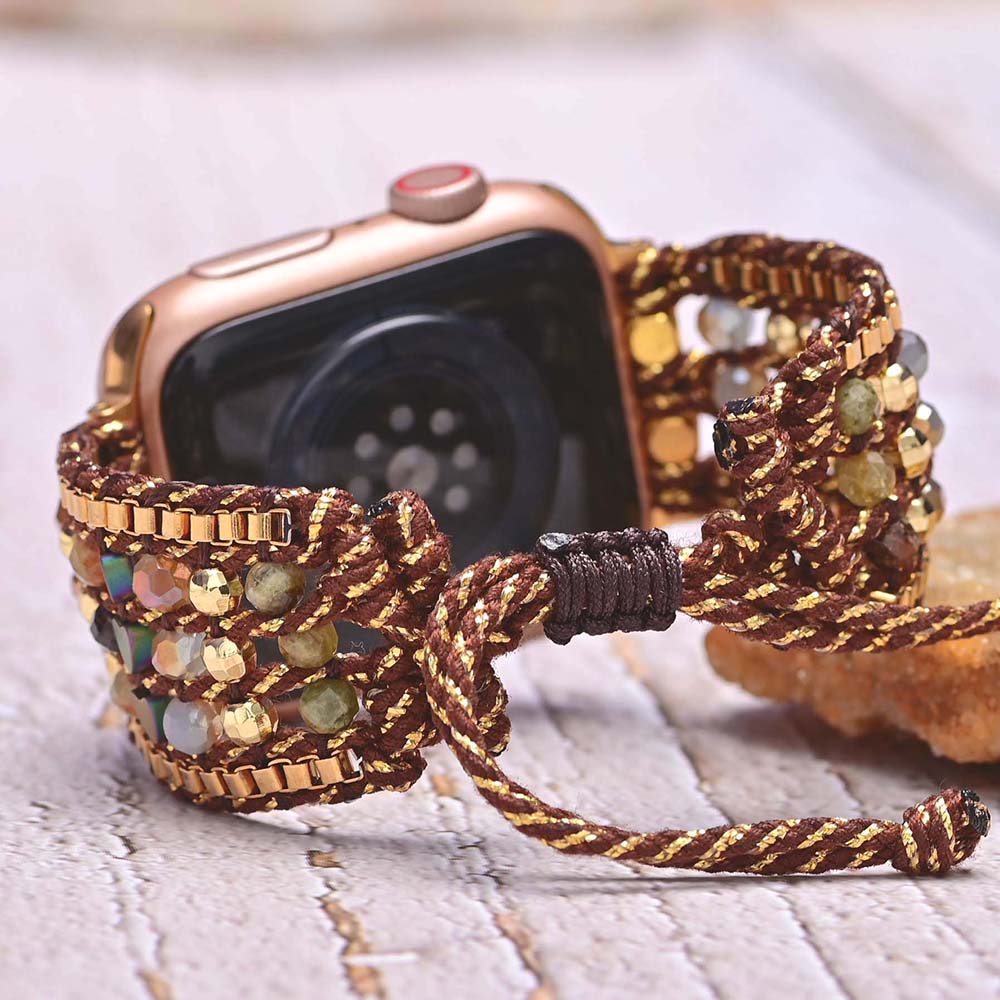 Grounding Hematite Heart Apple Watch Strap