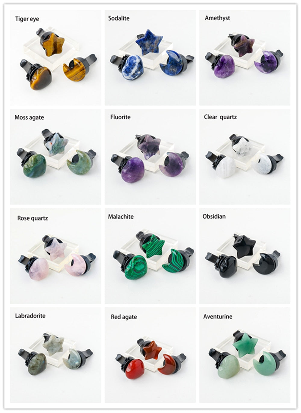 Crystal Aromatherapy Car Vents