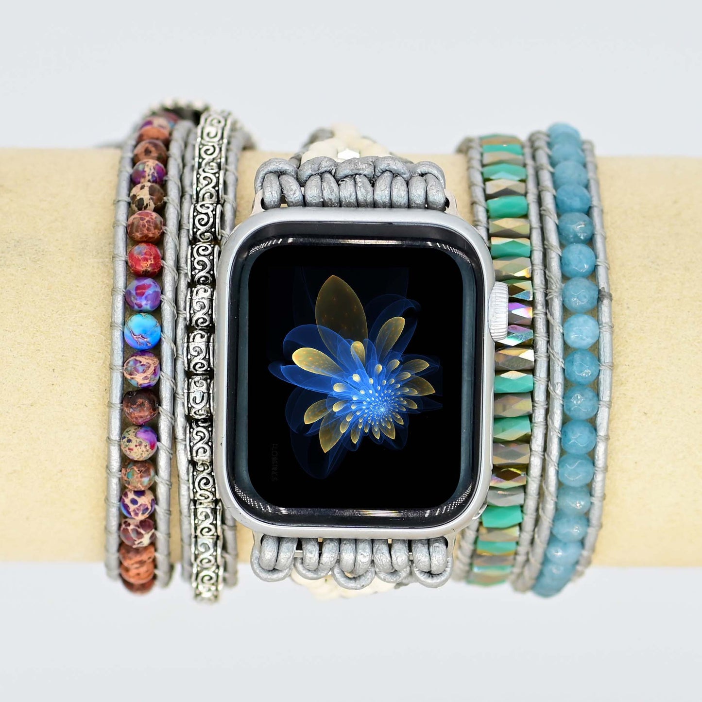 Calming Blue Apple Watch Strap