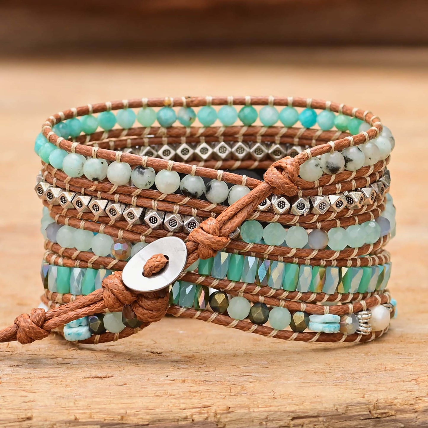 Bohemian Amazonite Apple Watch Strap