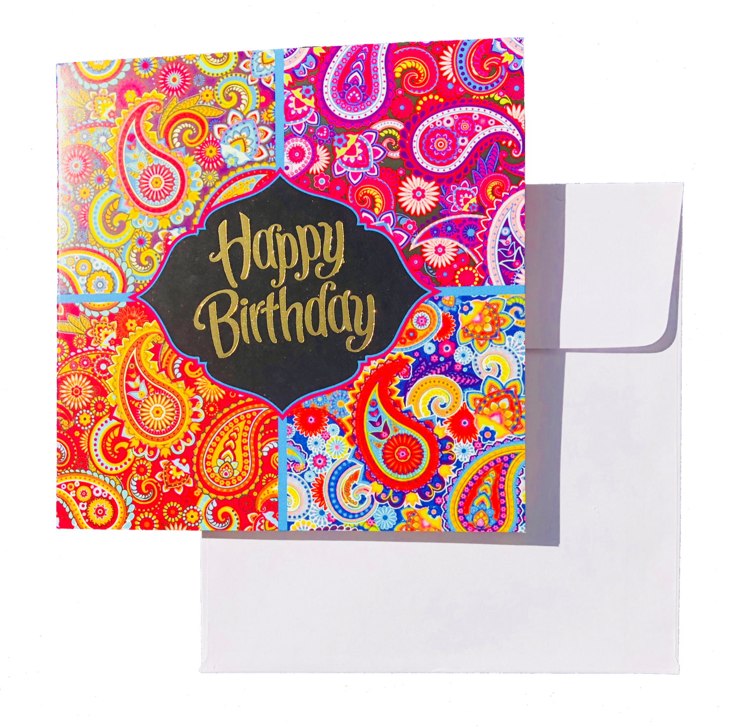 Triskele Arts Card- Paisley Birthday