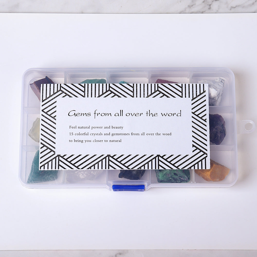 Raw Crystal Specimens Box