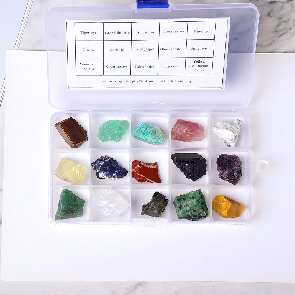 Raw Crystal Specimens Box