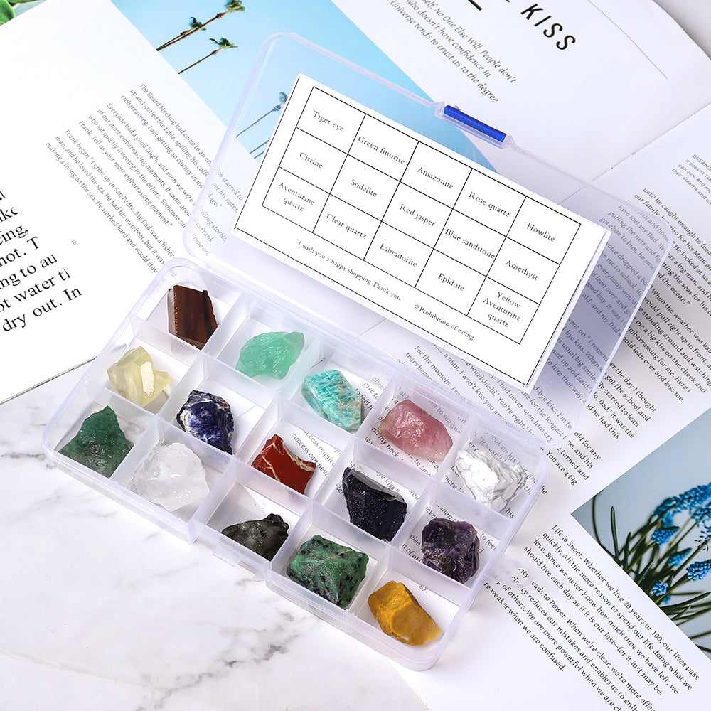 Raw Crystal Specimens Box