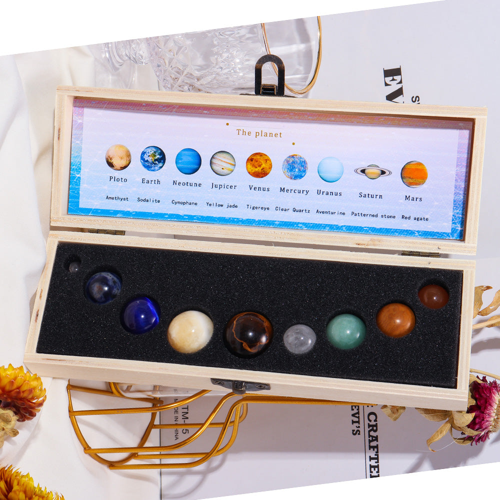 Solar System Crystal Ball Set