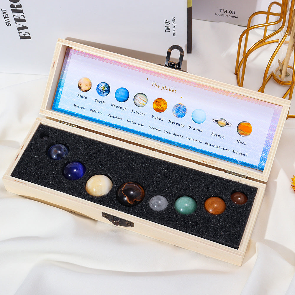 Solar System Crystal Ball Set