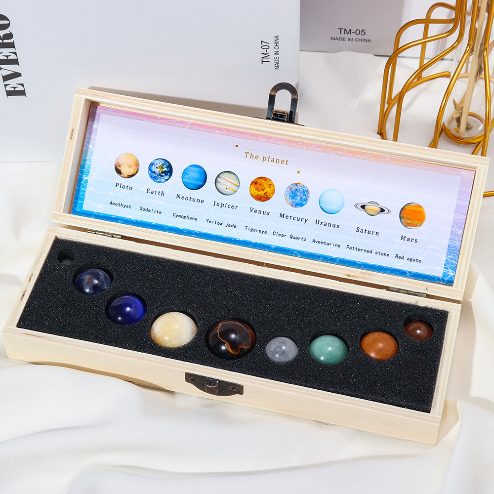 Solar System Crystal Ball Set