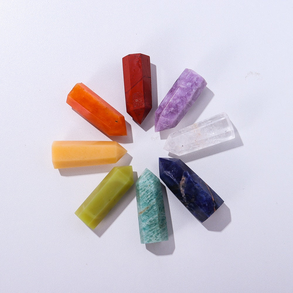 Soul Star Chakra Crystal Point Gift Set