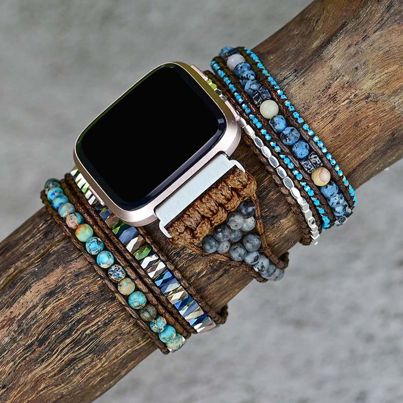 Calming Blue Fitbit Versa Watch Strap
