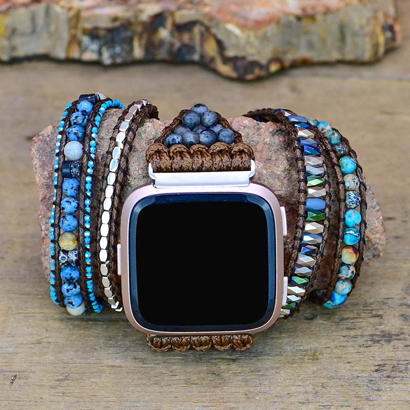 Calming Blue Fitbit Versa Watch Strap