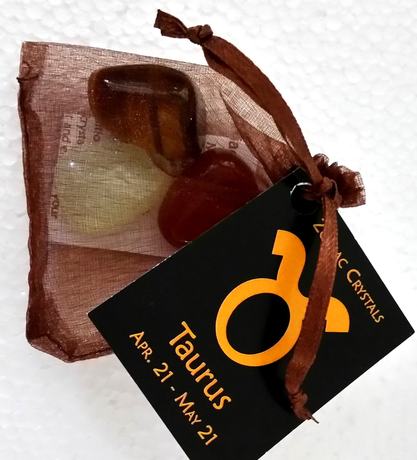 Zodiac Crystal Bag- TAURUS