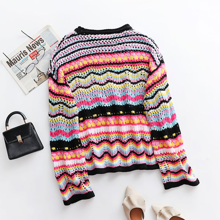 Rainbow Striped Dream Sweater