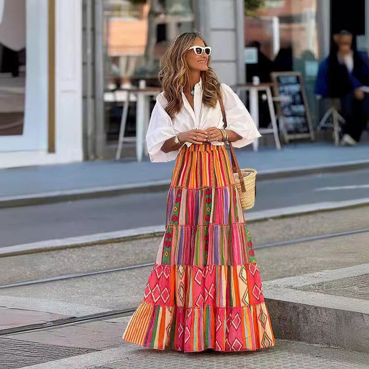 Bohemian Ruffle skirt