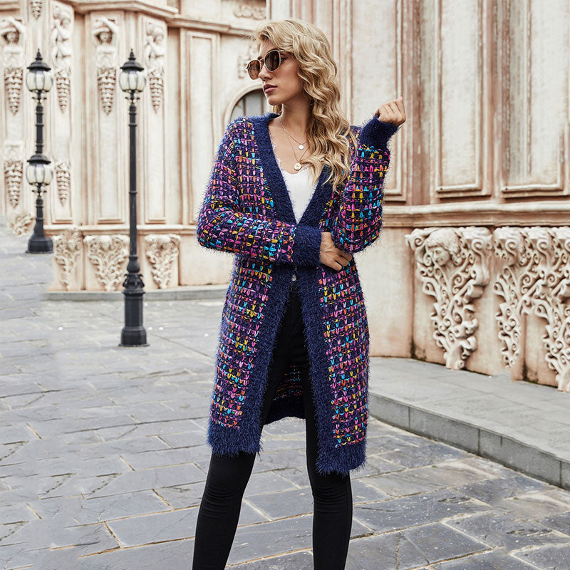 Wanderlust Plaid Knit Cardigan