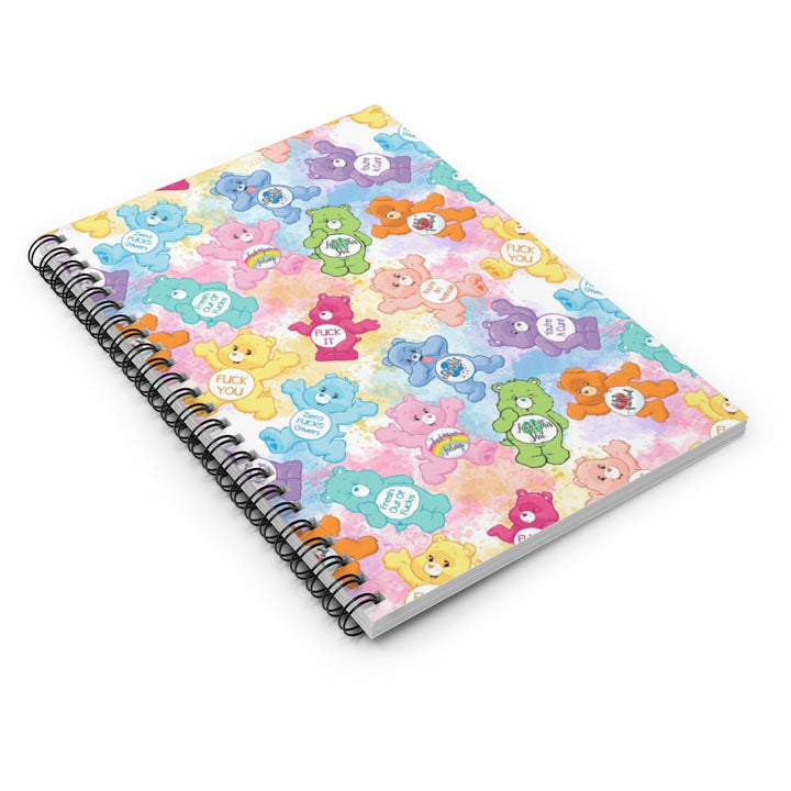 Sweary Care Bear Spiral Notebook