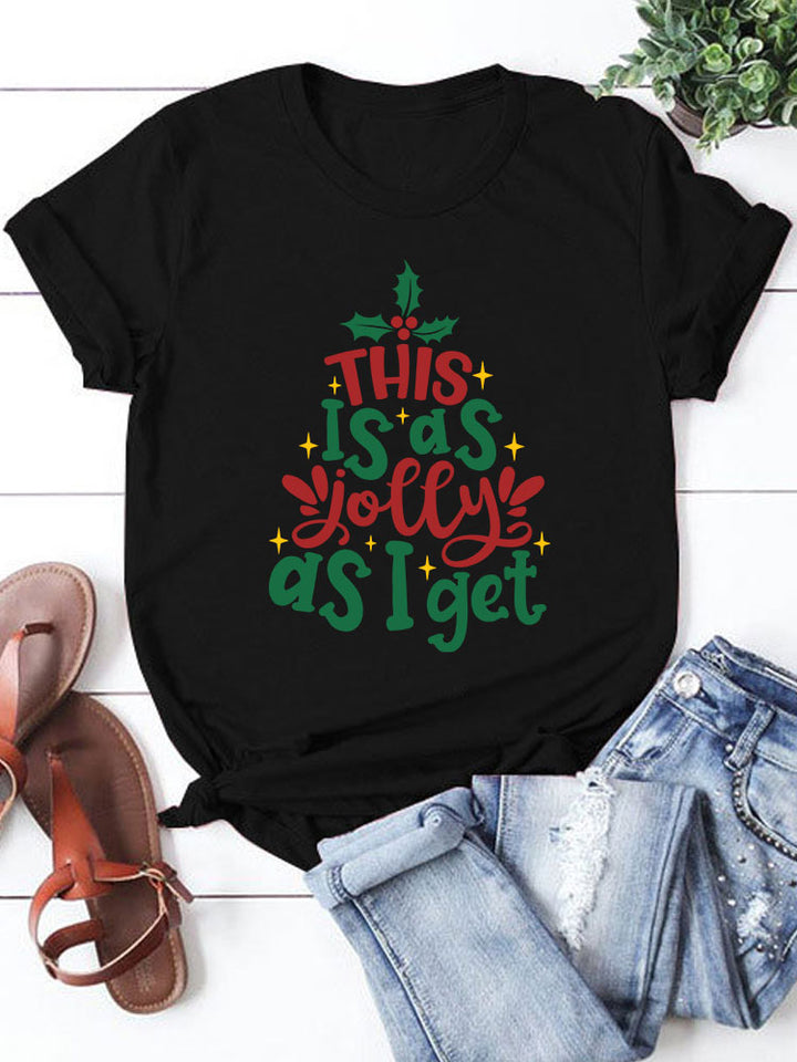 Christmas T-Shirt- This is as Jolly as I get