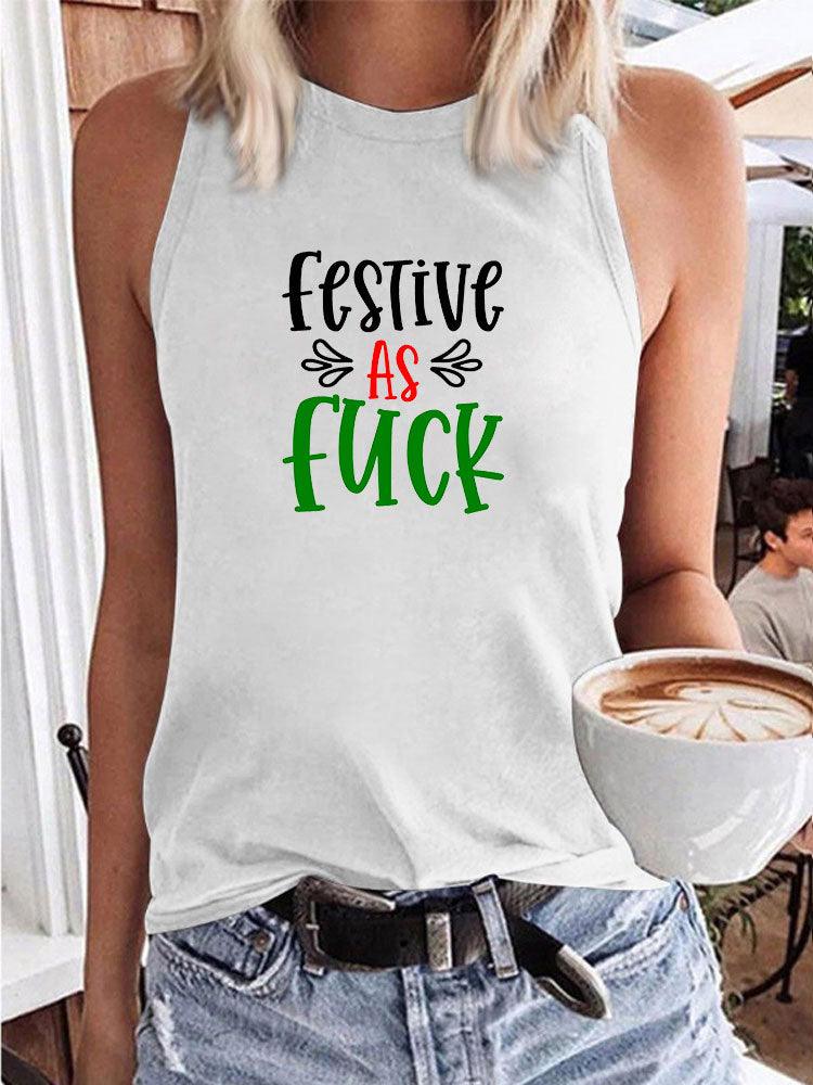 Festive as F*ck Tank Top