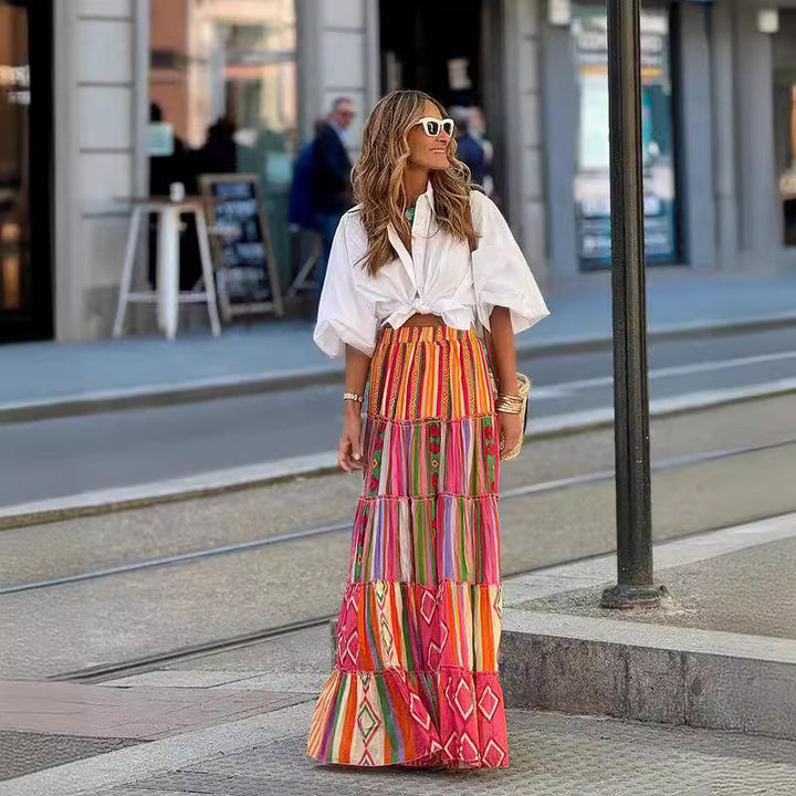 Bohemian Ruffle skirt