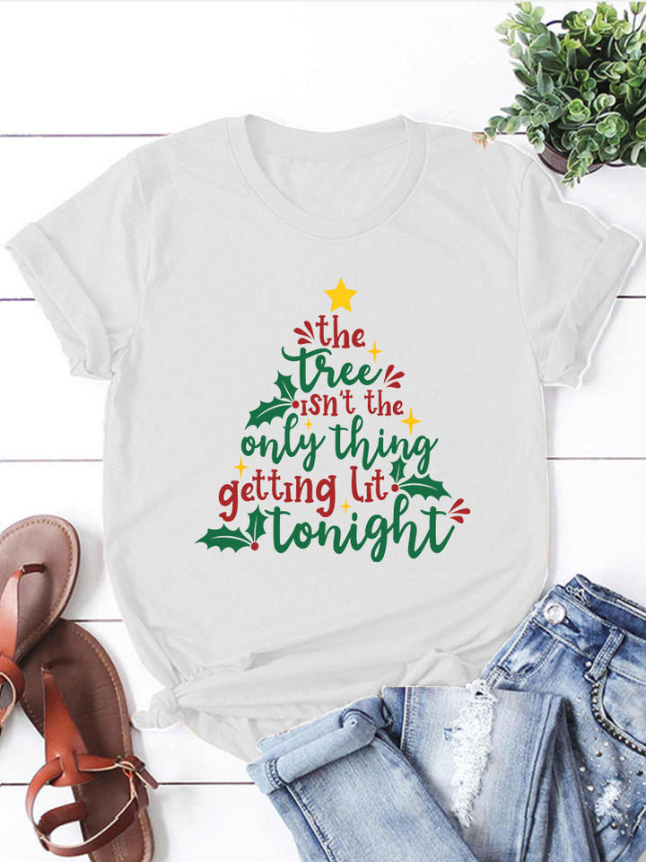 Christmas T-Shirt- Getting Lit tonight