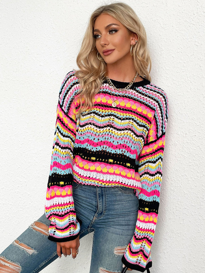Rainbow Striped Dream Sweater