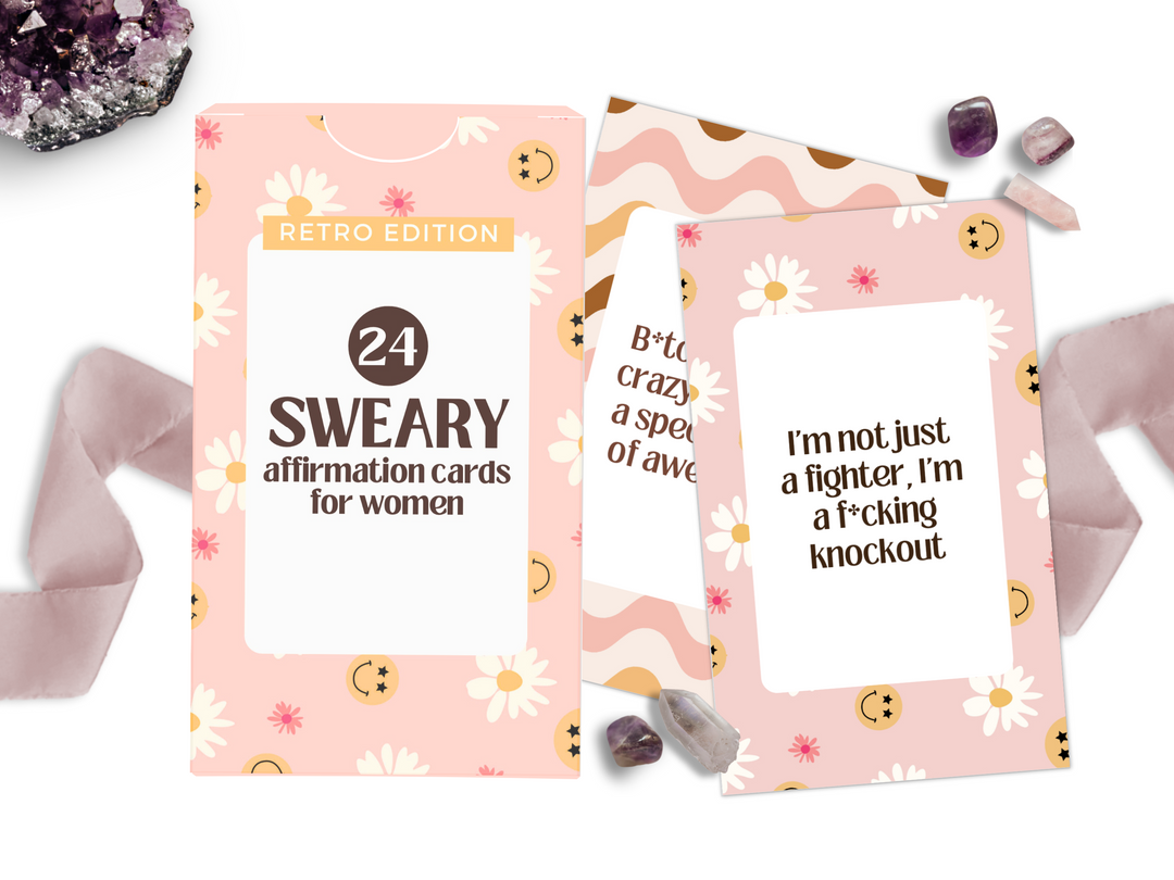 Pretty Sweary Affirmation Cards