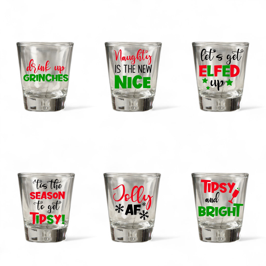 Christmas Shot Glass Set