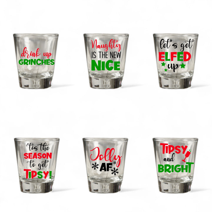 Christmas Shot Glass Set