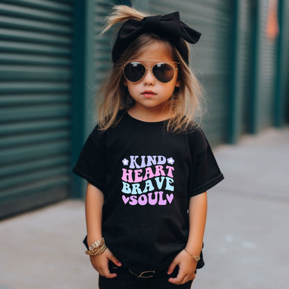 Kind Heart Brave Soul Kid's T-Shirt