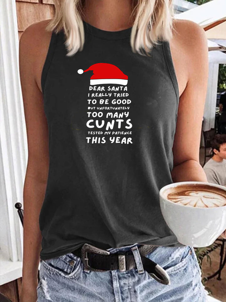 Dear Santa I really Tried  Tank Top