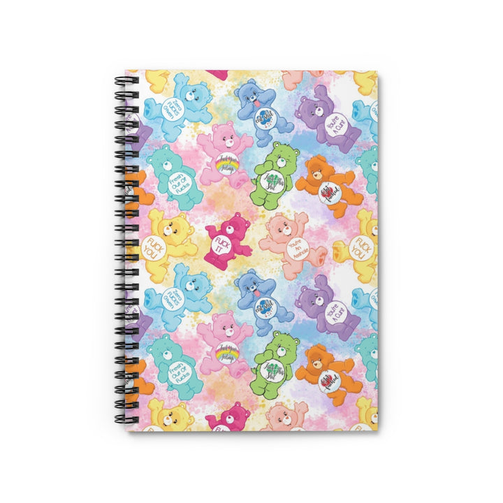 Sweary Care Bear Spiral Notebook