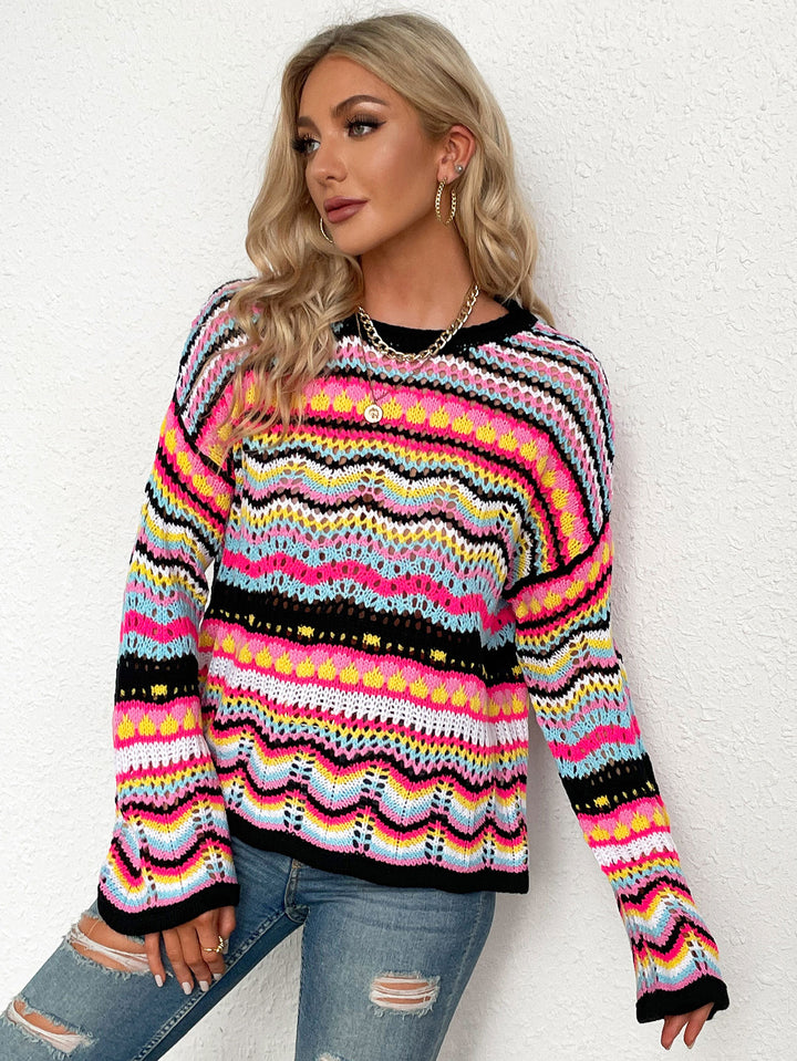 Rainbow Striped Dream Sweater