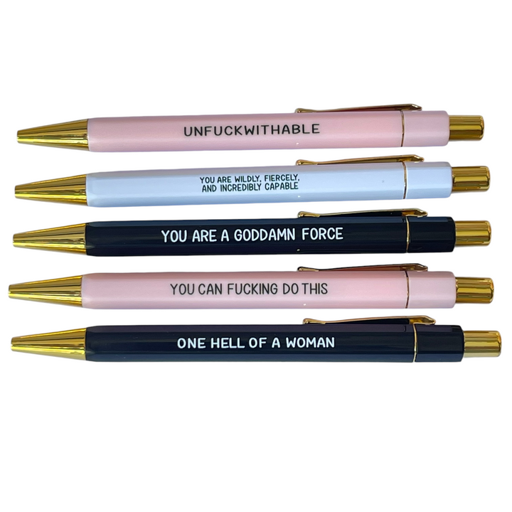 Motivational Pen Set for Badass Babes