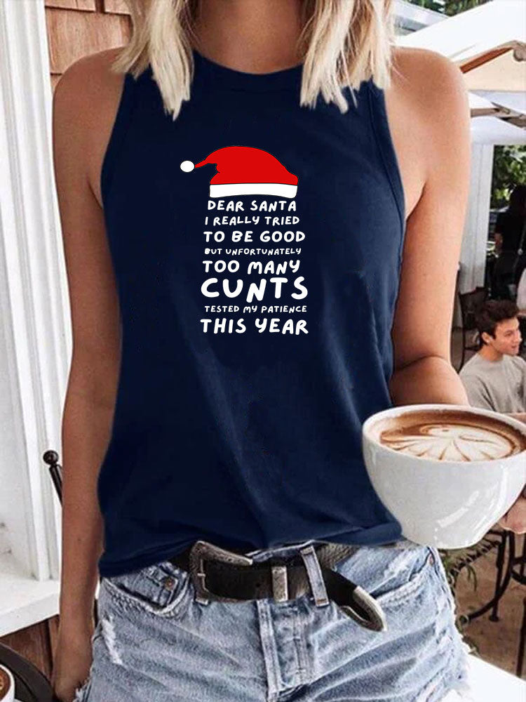 Dear Santa I really Tried  Tank Top