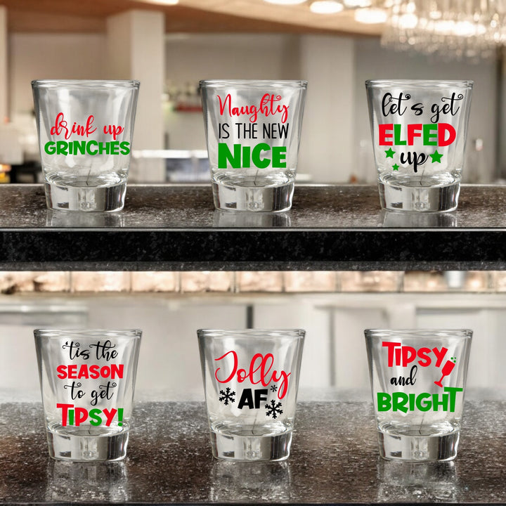 Christmas Shot Glass Set