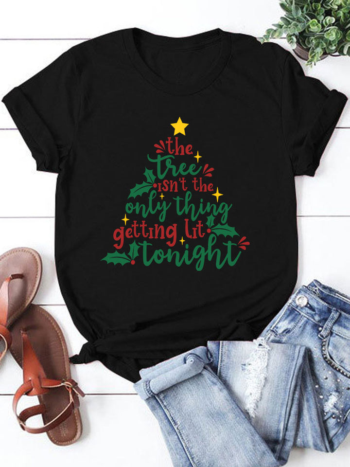 Christmas T-Shirt- Getting Lit tonight