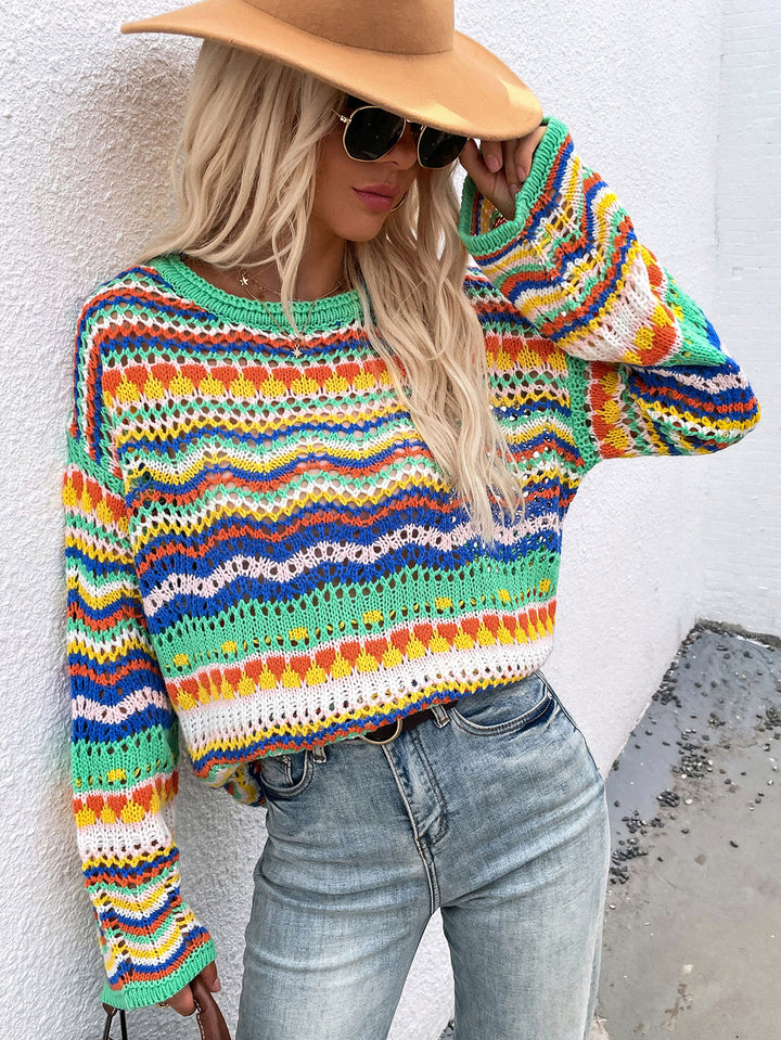 Rainbow Striped Dream Sweater