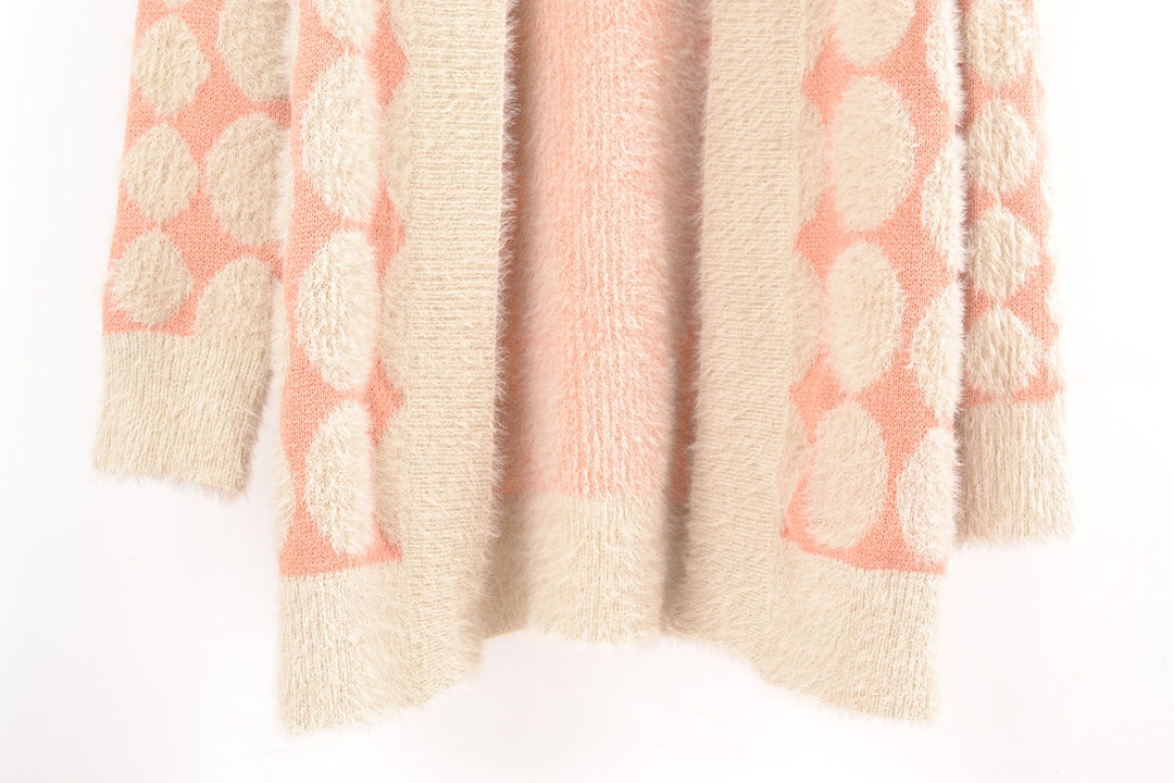 Luxe Dotted Mink Cardigan