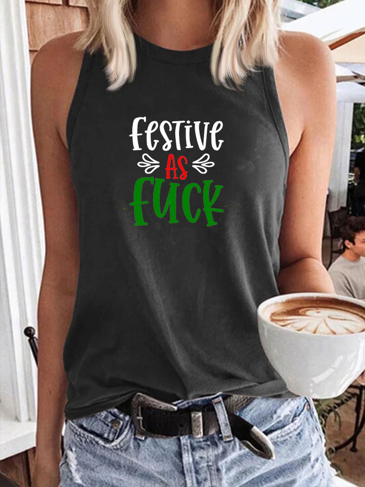 Festive as F*ck Tank Top