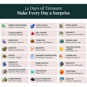 Folkulture Gemstones Advent Calendar